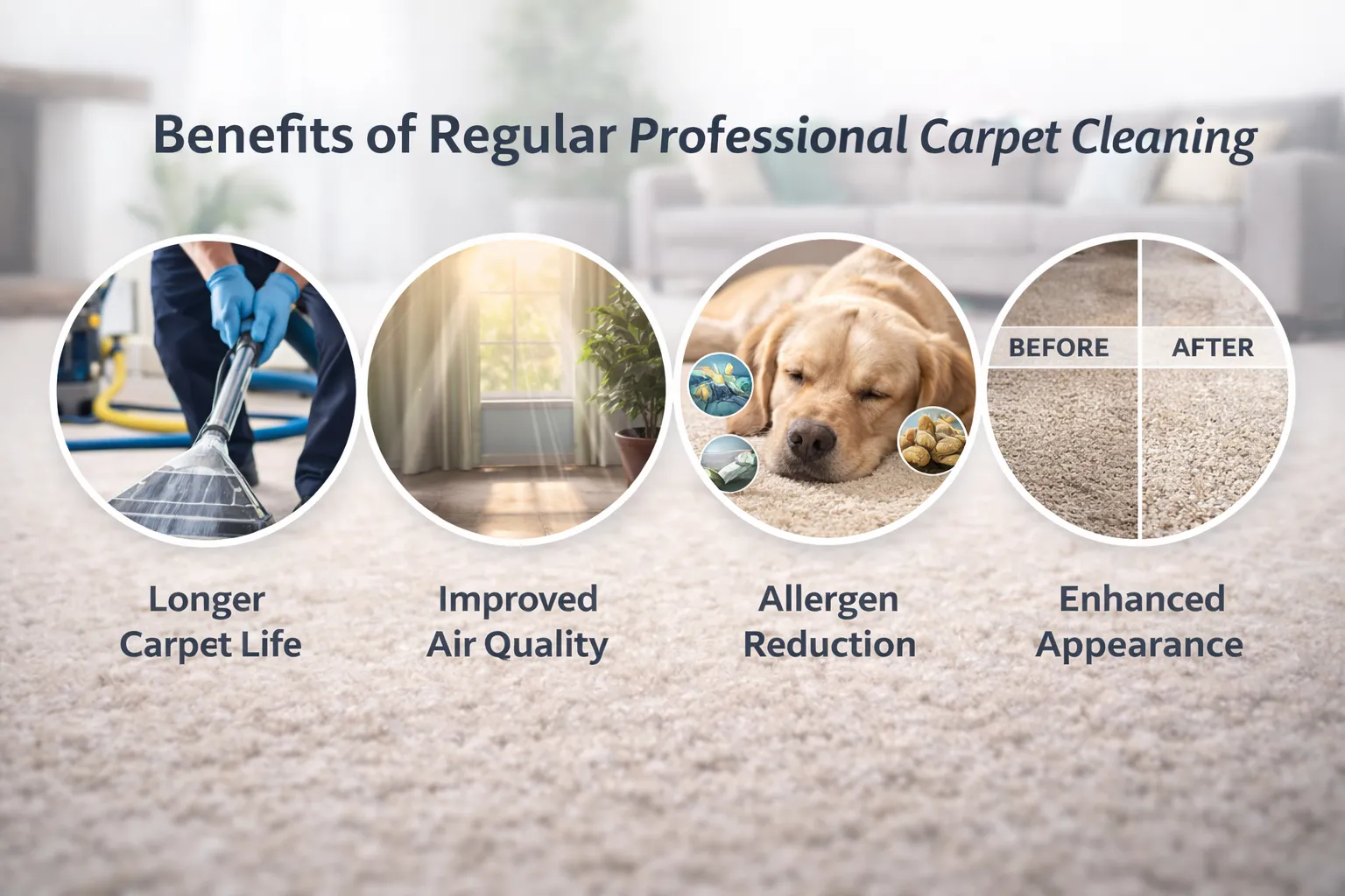 Benefits of Regular Professional Carpet Cleaning